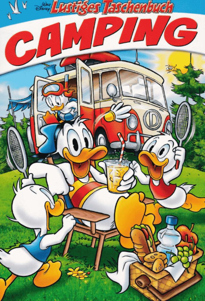 Lustiges Taschenbuch Camping - Beispielfoto